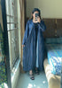 Blue Stripping Long Dress